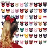 10pcs lot Wholesale Women Mouse Ears Velvet Scrunchies Elastic Rubber Ties Girls Rope Ponytail Holder Hairband Hair Accessories 220708