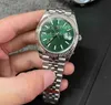 Zegarki karty dopasowania Mężczyźni Automatyczny Cal 3235 Watch Męski Turquoise Blue Green Dial 904L Steel Jubilee Bransoleta EWF ETA 41mm MECH340E