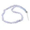 Collane con ciondolo Collana di perline in pietra naturale femminile fatta a mano Agat viola Semplice Yoga Reiki fortunato per uomo Donna Gioielli regaloPendente