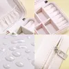 Storage Boxes & Bins Jewelry Organizer Display Travel Case Portable Box Leather Earring Holder