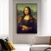 Leonardo Da Vinci Mona Lisa Beroemde Stampa su tela Schilderij Nordic Muur Foto Voor Woonkamer Home Decoration Frameloze