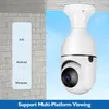 DP17 200W E27 Bulb Surveillance Camera 1080P Night Vision Motion Detection Outdoor Indoor Network Security Monitor Cameras