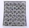 30 heads Crystal gold rose blue demon artificial silk fake flower head eternal flower bouquet packaging material