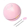 Electric Cat Toy Ball Interactive USB Charging Automatic Turning Rolling Cat Spela Toy Teasing Ball LED Luminous Cat Toy 220510