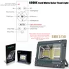 60W - 800W LED Solar Flood Lights Smart App Control RGB Color Changing Exterior Light Outdoor Lightslight Dypo To Dawn Security Lamps med avlägsna