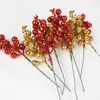 Party Decoration Flash Flowers Christmas Berry Ornament For Tree DIY Wreath Crafts Gift Fireplace Holiday Home DecorationParty