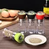 4 couleurs manuel en acier inoxydable sel moulin à poivre moulin à épices noyau en céramique cuisine outils de broyage portable utile 220727