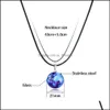 Pendentif Colliers Pendentifs Bijoux Nouvelle Mode En Acier Inoxydable Neba Collier Glow In The Dark Space Universe Glass Galaxy Solar System Wit