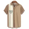 القمصان غير الرسمية للرجال قميص رجال 3D بلوزات المطبوعة harajuku فضفاضة الأزياء كبيرة الحجم