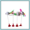 Cat Toys Supplies Pet Home Garden Various Training Outdoor Interactive Game Tease Sticks Mouse Animal Feather Ball Mice Rope Drop Delivery
