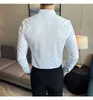 Camisas de estampado geométrico para hombres 2022 Camisa de manga larga de otoño
