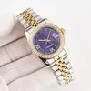 2022 Zegarek luksusowy Wysokiej jakości zegarek damski Automatyczny mechaniczny zegarek Classic Sapphire Round Diamond 316 Fine Steel Waterpr285z