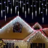 Strings Icicle Fairy Light Home Decoration Garland Feston Vorhang Stringlichter Garten Dekorationen Jahr 2022led LED LED