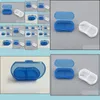 Draagbare Reizen Mini Plastic Pillenbox Geneeskunde Case 2 Compartimenten Sieraden Bead Onderdelen Organizer Opslag Drop Levering 2021 Boxes Bins Home