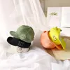 Topi Bisbol Memuncak Untuk Bayi Gambar Hewan Kartun Topi Surya Dengan Pinggiran Lembut Warna Polos Kasual Fashion Anak Lakilaki Dan 220611