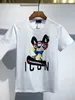 22SS Nowy Mężczyzna Stylista T Shirt Men S Odzież 3D Summer Tshirt Hip-Hop Kobiety S Kosztyczny Rękaw Luksusowy Designer Ubrania Lady Casual Tee V5