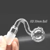 Hot Selling Pyrex Glass Oil Burner Pipes 10mm 14mm 18mm Male Female Big Size 30mm Ball Banger Nail for Dab Rig Bong Cheapest