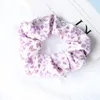 Boho pastoral tarzı saç scrunchies kızlar tatlı çiçek saç halkaları at kuyruğu tutucu yumuşak elastik kauçuk bant saç aksesuarları