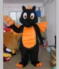 2022 Halloween schwarzer Drache Maskottchen Kostüm Top Qualität Cartoon Tier Plüsch Anime Thema Charakter Erwachsene Größe Weihnachten Karneval Geburtstag Party Fancy Outfit