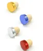 T-shape Wine Tool Stopper Silicone Plug Cork Bottle Stoppers Red Cork Bottles Bar Tool Sealing Cap Corks For Beer