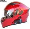 Capacete de motocicleta Tampa de face completa viseira dupla para acessórios seguros para corridas C441