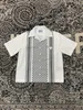 Camicie casual da uomo Designer Camicia da uomo estiva più nuova camicia bianca allentata di alta qualità POLKA DOT design uomo monopetto di lusso 8GI3