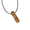 Reiki guérison irrégulière pierre pilier cristal Quartz pendentif collier corde chaînes pour hommes femmes bijoux de mode