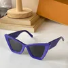 2022 New Cat Eye Women Sunglasses 빈티지 안티 글레이어 섹시한 나비 안경 그라디언트 태양 안경 여성 패션 남성 표범 음영 UV400 디스코 루넷 de Soleil