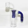 Nargile cam kül yakalayıcı 14mm 3.3 inç petek filtresi bong kül yakalayıcılar kalın pyrex şeffaf fıskiye ashcatcher 90 derece