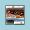 Altre forniture per feste di festa Casa Giardino Rec Legno a forma di cuore Mini Vintage Lavagna segnaposto Supporto per tavolo da dessert Wordpad M