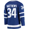 Koszulki hokejowe Auston Matthews 34 Marner 16 John Tavares 91 Nylander 88 Rielly 44 Campbell 36 Spezza 19 niebiesko-biały 2022 klasyczny trzeci czarny rozmiar S-XXXL szyte męskie