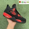 OG 2023 حذاء كرة سلة Jumpman حذاء كرة السلة 4 4s أحمر ثاندر جامعة أزرق داكن ضباب 11 11s منتصف الليل البحرية المخملية بارد رمادي الكرز الأسود القط