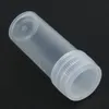 Garrafa de amostra de plástico transparente 5ml, frasco vazio, recipiente cosmético 5g, armazenamento pequeno, garrafa, acessórios de cozinha8495227