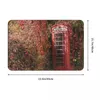 Carpets Telephone Box Rural London Call Doormat Rectangle Bathroom Living Room Floor Carpet Balcony Rug Door Mat Dustproof Bath