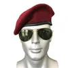 Berretti GRUPPO ESERCITO CAPPELLO DI LANA FORZE SPECIALI MILITARI CAPPELLO RANGER BERET BLU ROSSO VERDE