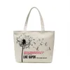 Sacs de soirée mode pliant femmes grande taille sac à main fourre-tout dames décontracté fleur impression toile Graffiti sac à bandoulière plage Bolsa Feminina