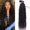 Вода -волна девственная перуанская плетение волос натуральный цвет Высококачественные волнистые наращивания 1 кусок 8a Bella Hair Factory Sale
