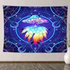 Magic Mushroom Wall Rugs Mandala Fabric Carpet Hippie Trippy Carpet Wall Hanging Anime Boho Home Decor Witchcraft Supplies J220804