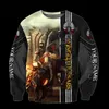 Plstar Cosmos Polski skrzydlaty Hussar Cavalier Tattoo Niestandardowy nazwa Tracksuit 3dprint Men kobiety HARAJUKU Pullover Casual Hoodies A12 220704