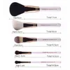 Makeup Tools Zoreya Märke 10st Borstar Set Kit Professional Cosmetic Eyeshadow Foundation Pulver Make Up Wholesale220422