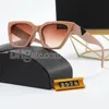 Män Kvinnor Designer Solglasögon Mode Klassiska Glasögon Goggle Outdoor Beach Solglasögon För Man Kvinna 4 Färg Valfri Triangulär Signatur Med Box