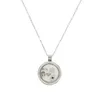 sterling 925 silver floating locket necklace fits pandora european lucky symbol open silver necklaces303Y