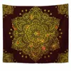 Tapestries yin yang roddel mandala tapijtwand hangende slaapzaal decor kunst hippie muurcarpet trippy blankettapestries tapestriestapestries