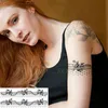 NXY Tillfällig tatuering Vattentät klistermärke Butterfly Flower Wing Fake Tatto Flash Tatoo Tatouage Temlaire Midja Bröst för Kvinnor Tjej 0330