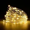 Party Decoration 33ft Copper Wire LED String Light IP65 Waterproof Outdoor Garden Indoor Home Wedding Decor Holiday Lighting Fairy Par