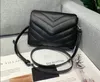 tasarımcılar loulou omuz çantaları lüks deri çantalar crossbody altın gümüş zincir diyagonal askılı çanta Kılıf Cüzdan çanta 80169 #