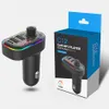 C12 CAR MP3 Bluetooth FM Transmitter Kit Attlulful Atmosphere Atming Preshing Pd Daul USB Charge 5V 3.1a