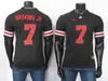 College Football Jersey Dwayne Haskins Jr Jersey Justin Fields JK Dobbins Rare Ohio State Buckeyes Jerseys White Black Red 150TH