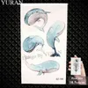 NXY Tymczasowy Tatuaż Yuran Cute Flash Flash Arm Flash Flash Flash Dolphin Tatuaos Kobiety Ocean 0330