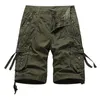 Cargo Shorts Hombres Camuflaje Verano Oferta Algodón Casual Outdoor Ropa Militar 220318